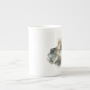 Caneca De Porcelana Borda Terrier Mug - "Biscuit......"