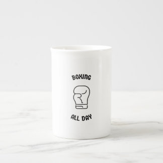 Caneca De Porcelana Boxing all day