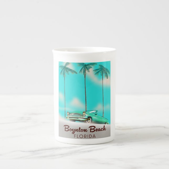 Caneca De Porcelana Boynton Beach Flórida (Frente)