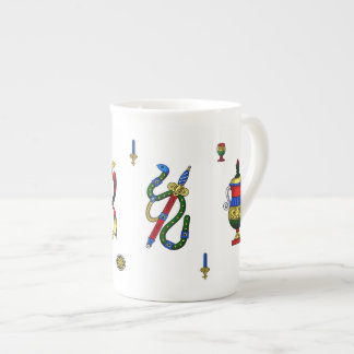 Caneca De Porcelana Briscola Aces - Design da placa italiana