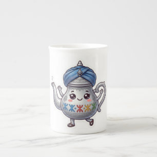 Caneca De Porcelana Buleiro Berbere Marroquino Fofo com Tu