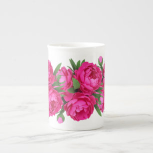 Caneca De Porcelana Buquê