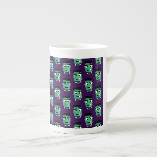 Caneca De Porcelana Cabeça do Monstro de Frankenstein (Direita)
