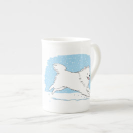 Caneca De Porcelana Cachorro Esquimó Americano - Personalizado com Esk