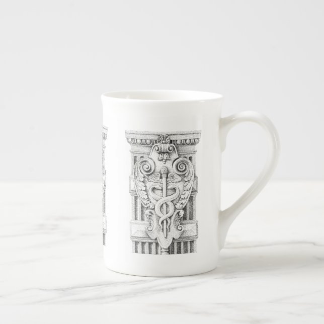 Caneca De Porcelana CADUCEUS Bone China Mug (Direita)