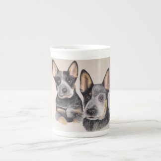 Caneca De Porcelana Café de China do filhote de cachorro/copo de chá