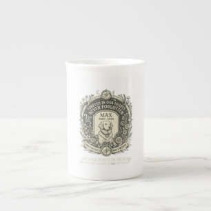 Caneca De Porcelana Café de Perda de Animal de Estimação Personalizado