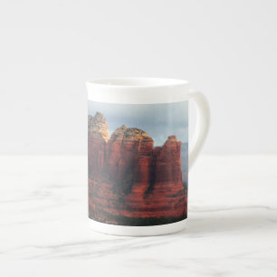 Caneca De Porcelana Café Pot Rock Nublado em Sedona Arizona