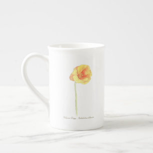 Caneca De Porcelana California Poppy