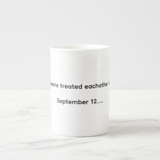 Caneca De Porcelana Calma 12 De Setembro