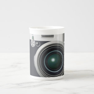 Caneca De Porcelana Câmera preta antiga