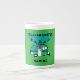 Caneca De Porcelana Campos Felizes Caravançam Caravanas Engraçadas Doi