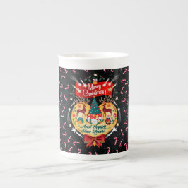 Caneca De Porcelana Canais de Natal