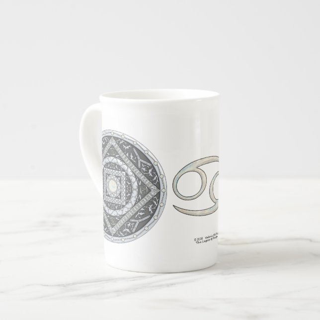 Caneca De Porcelana Cancer Mandala Specialty (Frente Esquerda)