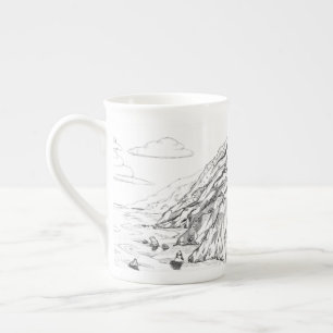 Caneca De Porcelana Caneta de gravação CA Hw1