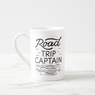 Caneca De Porcelana Capitão de Viagem I - Piloto de RV Férias de Acamp