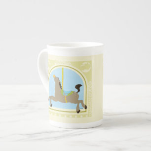 Caneca De Porcelana Carousel Horse por June Erica Vess