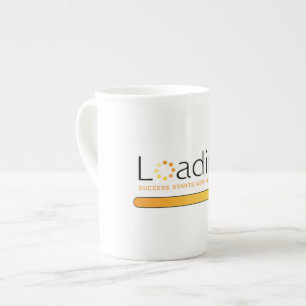 Caneca De Porcelana Carregamento - O sucesso começa com uma etapa