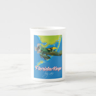 Caneca De Porcelana cartaz de viagem Florida Keys