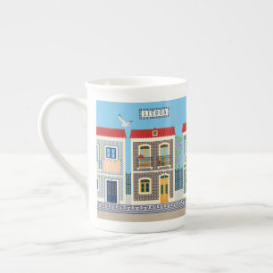 Caneca De Porcelana Casas portuguesas bonitas com azulejos