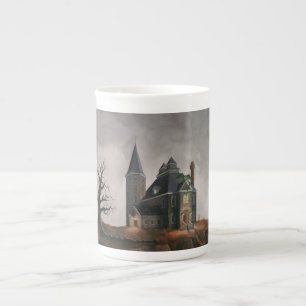 Caneca De Porcelana Castle Bone China Mug