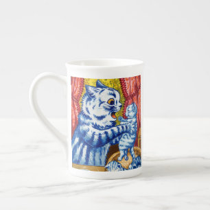 Caneca De Porcelana Cat e seus gatinhos