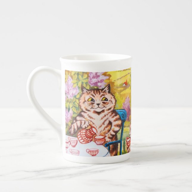 Caneca De Porcelana Cat Garden Party (Esquerda)