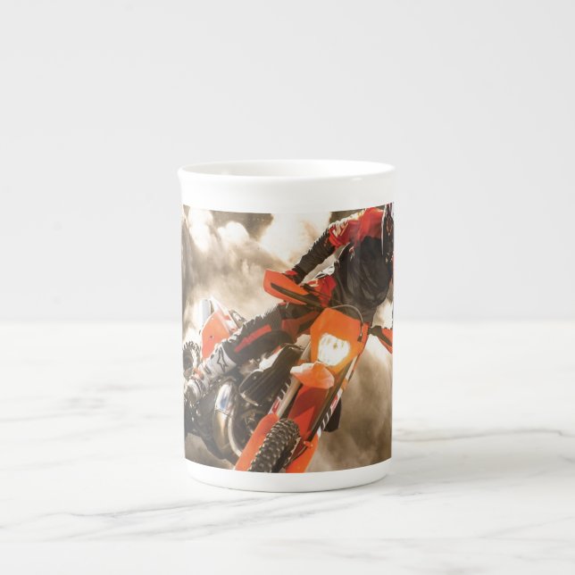 Caneca De Porcelana Cavaleiro Motocross (Frente)