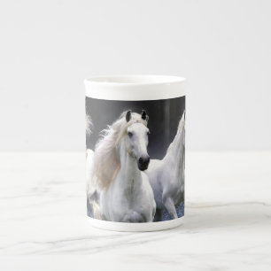Caneca De Porcelana Cavalos travesseiros decorativos