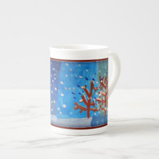 Caneca De Porcelana Cena de inverno