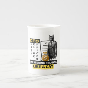 Caneca De Porcelana CFO (Diretor Feline Oficial): Mastering Finance