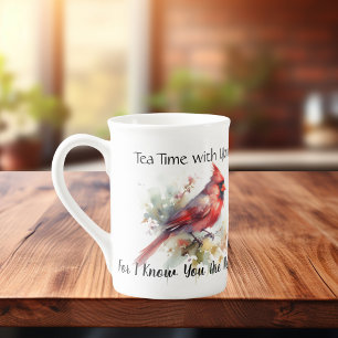 Caneca De Porcelana Chá Time Com Você Porque Eu Sei Que Você É Quase M