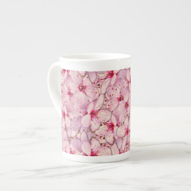 Caneca De Porcelana Cherry Blossom (Frente Esquerda)