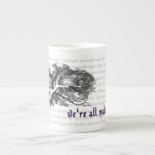 Caneca De Porcelana Cheshire Cat Bone China Mug
