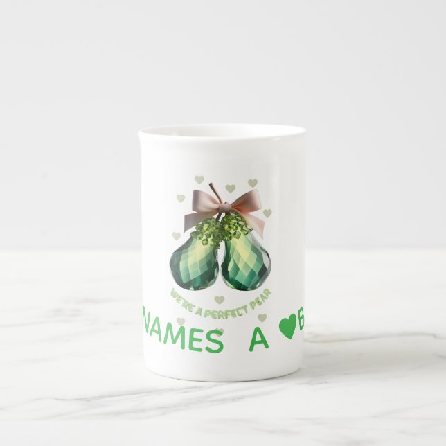 Caneca de porcelana chinesa personalizada com cris (Frente)
