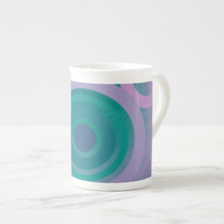 Caneca De Porcelana Círculos Magnéticos Ossos da China Mug