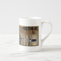 Cisnes Brancas Ossos da China Mug