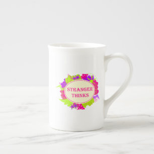 Caneca De Porcelana Citação de Stranger Things em estilo de programa d