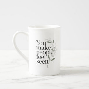 Caneca De Porcelana Citação Personalizada O Futuro É Brilhante