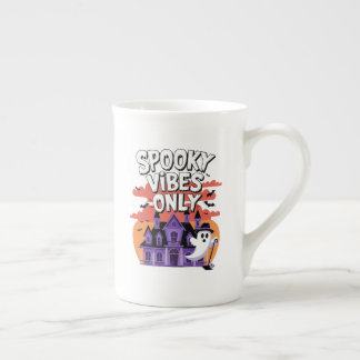 Caneca De Porcelana Citações da Temporada Assustadora