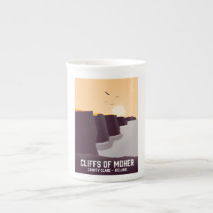 Caneca De Porcelana Cliffs of Moher County Clare, Irlanda.