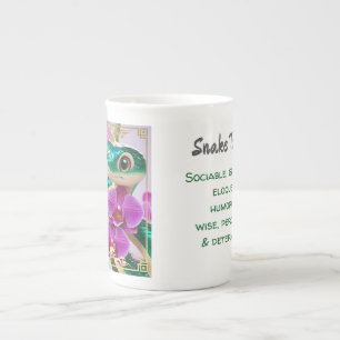 Caneca De Porcelana Cobra - Zodíaco Chinês