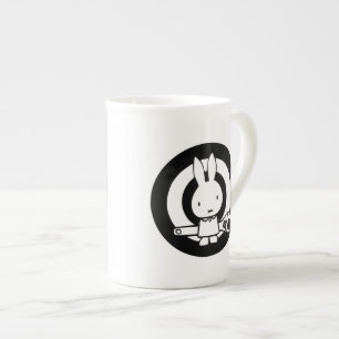 Caneca De Porcelana Coelho da chave inglesa