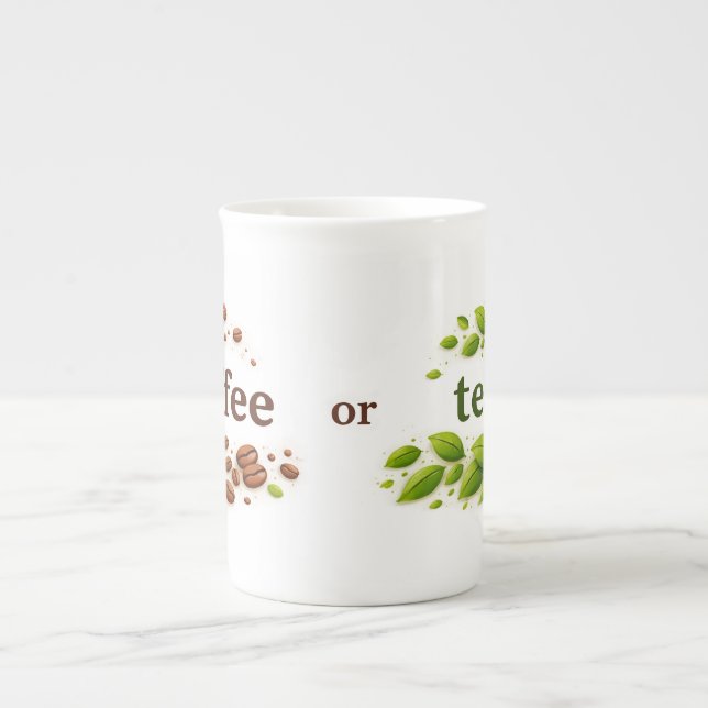 Caneca De Porcelana Coffee or Tea Specialty Mug (Frente)