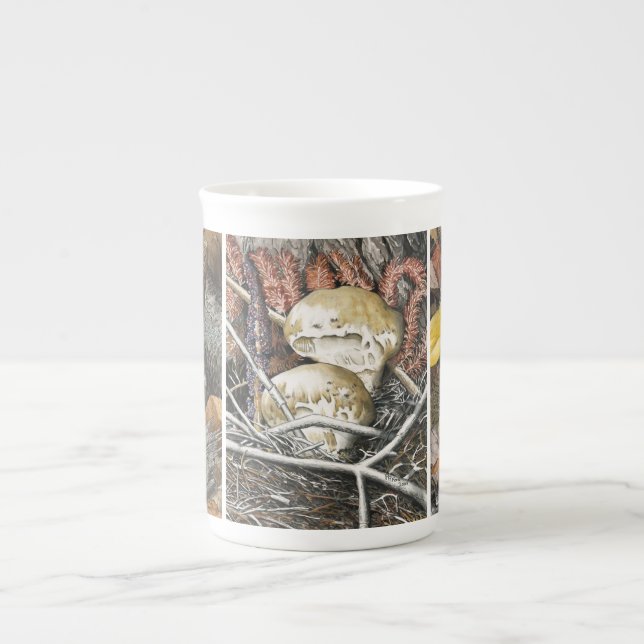Caneca De Porcelana Cogumelos 3 (Frente)