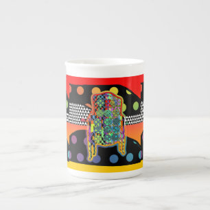 Caneca De Porcelana Colagem de Mod Armlate