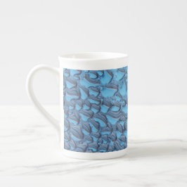 Caneca De Porcelana Colírio suave em vidro azul