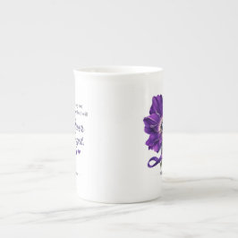 Caneca De Porcelana Conscientização sobre Alzheimer