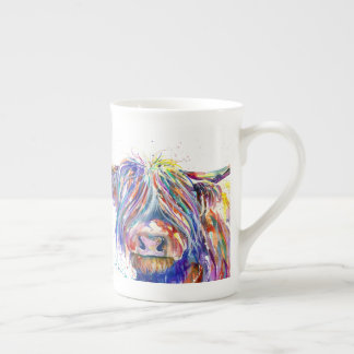 Caneca De Porcelana Coo2 Vaca do planalto Mata de china escocesa