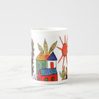Caneca De Porcelana Copo de café mexicano da cena